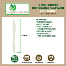 Load image into Gallery viewer, 6" Knife - Eco-Friendly / C-PLA (1000 Count)