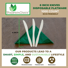 Load image into Gallery viewer, 6" Knife - Eco-Friendly / C-PLA (1000 Count)