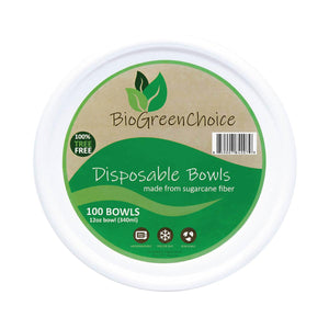 12 oz Eco-Friendly Disposable Soup Bowls