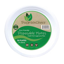 Load image into Gallery viewer, 9&quot; Eco-Friendly Disposable Plates