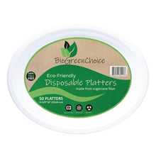 Load image into Gallery viewer, 12 5/8&quot; x 10&quot; Eco-Friendly Disposable Platter