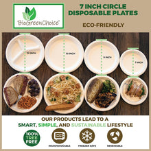 Load image into Gallery viewer, 7&quot; Eco-Friendly Disposable Plate