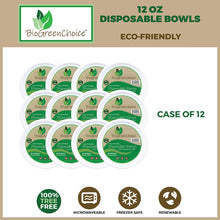 Load image into Gallery viewer, 12 oz Eco-Friendly Disposable Soup Bowls