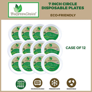 7" Eco-Friendly Disposable Plate