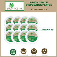 Load image into Gallery viewer, 9&quot; Eco-Friendly Disposable Plates