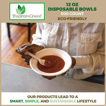 Load image into Gallery viewer, 12 oz. Eco-Friendly Disposable Soup Bowl (500 Count)