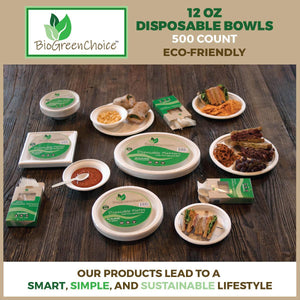 12 oz. Eco-Friendly Disposable Soup Bowl (500 Count)