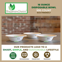 Load image into Gallery viewer, 16 oz Eco-Friendly Disposable Soup Bowl (500 Count)