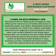 Load image into Gallery viewer, 6&quot; Fork - Eco-Friendly /C-PLA (1000 Count)