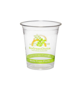 10 oz Compostable Clear PLA Cold Cup(count 1000)