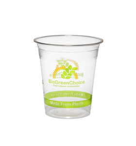 10 oz Compostable Clear PLA Cold Cup(count 1000)