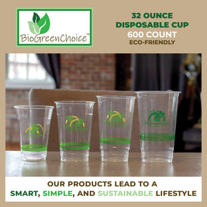 26 oz. BPA Free Clear Plastic Disposable Cup (ST31426CP) - 600 count - Case  - ePackageSupply