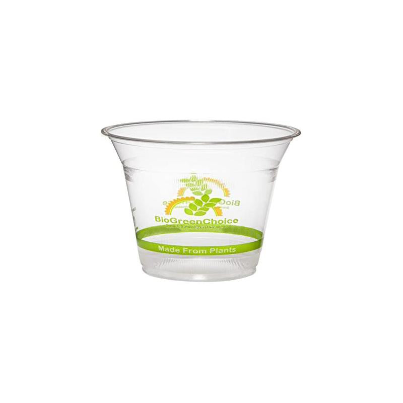 10 oz. Eco-Friendly Clear PLA Cold Cup (1000 Count) printed
