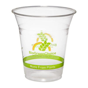 12 oz Eco-Friendly Clear PLA Cold Cup (1000 Count) printed
