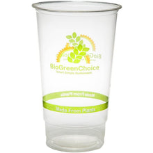 Load image into Gallery viewer, 24 oz Eco-Friendly Clear PLA Cold Cup (1000 Count) printed