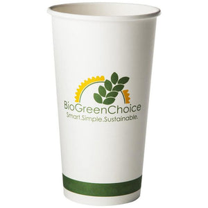 20 oz. Eco-Friendly Hot Paper Cup W/Bio Lining (1000 Count)