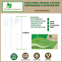 Load image into Gallery viewer, Eco-Friendly CPLA Flatware (Forks/Spoons/Knives)