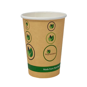 12oz Eco-Friendly Single Wall Hot Cup (500 Count)