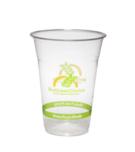 16 oz Compostable Clear PLA Cold Cup (1000 count)