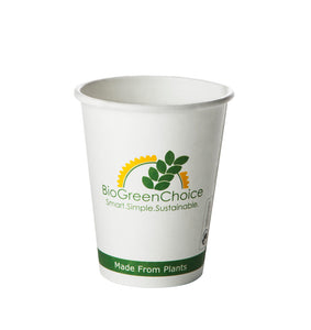 6oz Compostable Hot Paper Cup with Bio Lining (1000 count)
