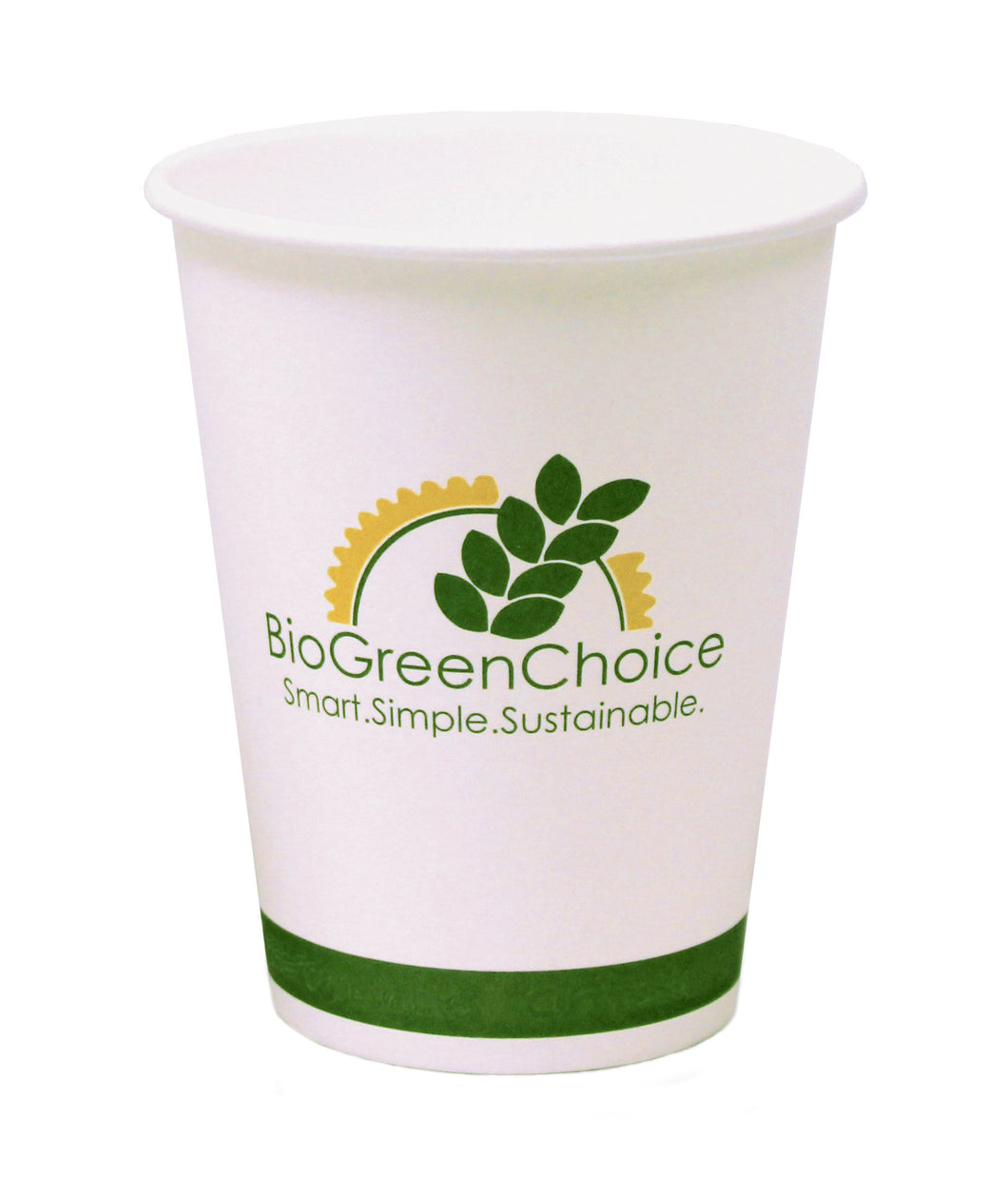 16 oz Compostable Cold Paper Cup w/two sided Bio Lining (1000 count)