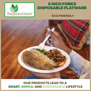 Eco-Friendly CPLA Disposable Flatware Forks